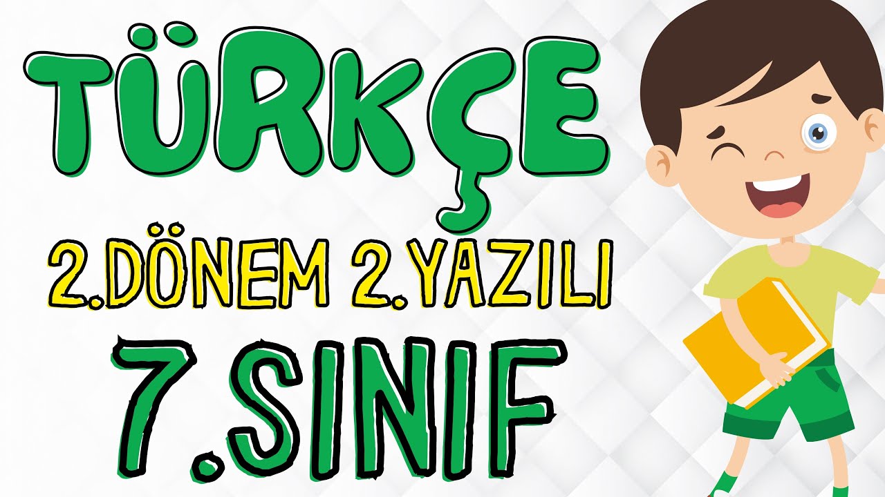 7. Sınıf Türkçe 2.Dönem 2.Yazılı Soruları Açık Uçlu🧑‍🎓 (%99 Çıkabilir 😊)