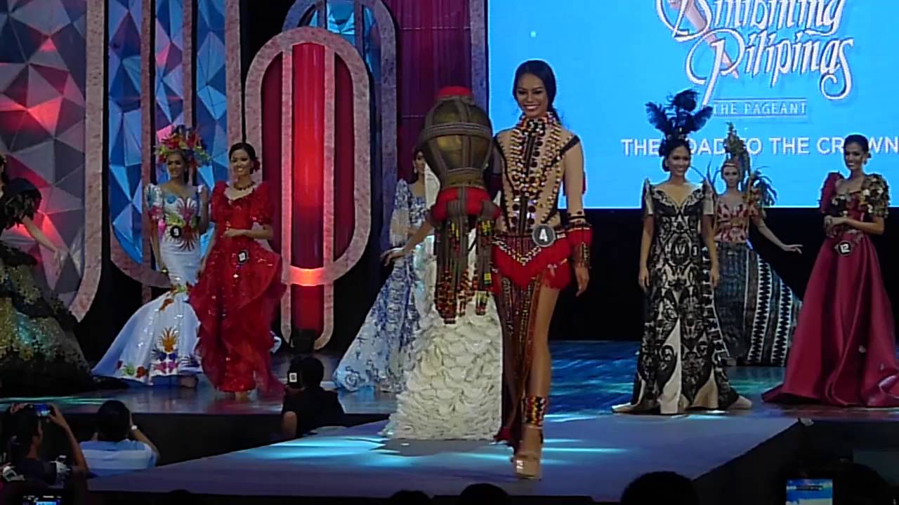 Binibining Pilipinas 2016 Best in National Costume Competition Group Catwalk