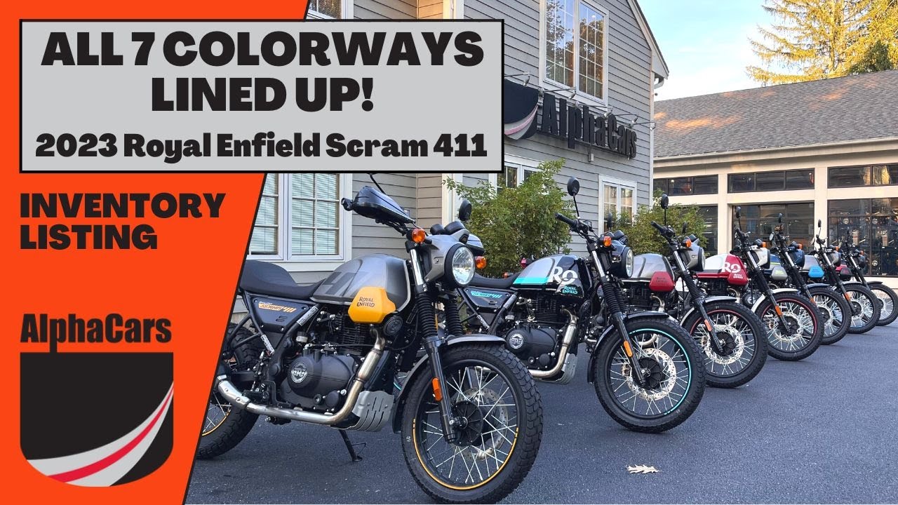 Unveiling the 2023 Royal Enfield Scramber 411 - 7 Colorways You Have to See!