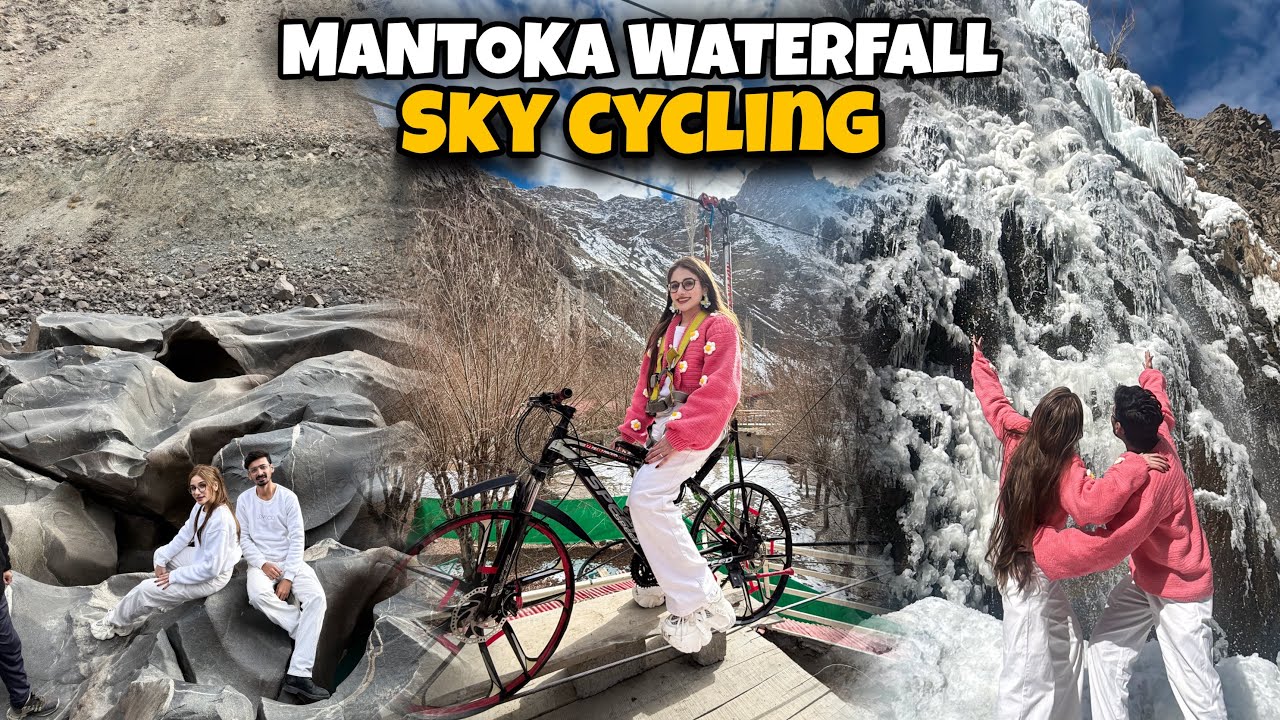 From Relaxing Mantoka Falls to Extreme Sky Cycling 🚴‍♀️ | Skardu Travel Vlog