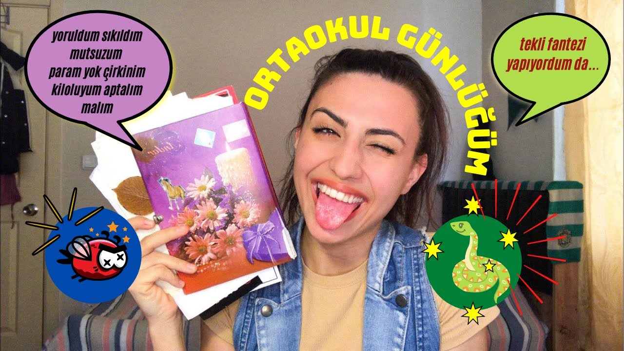 ORTAOKUL G&Uuml;NL&Uuml;Ğ&Uuml;M&Uuml; OKUDUM! (ortaokuldaki platonik aşkım, drama queen &ccedil;ocukluğum, bucket listim lol)