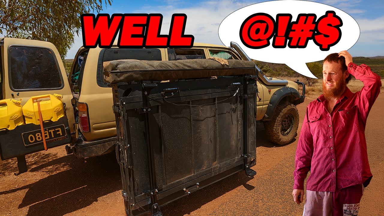 My Roof Top Tent Came Off!!! - Lap of Aus Solo