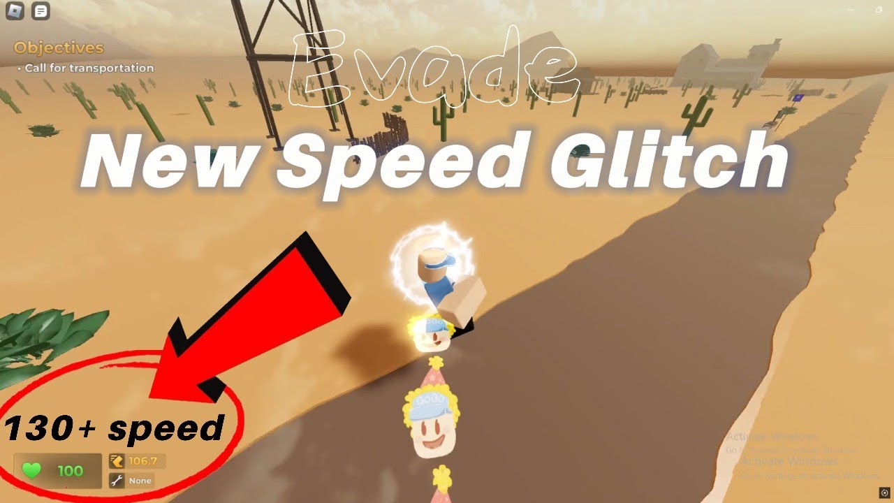 NEW Speed Glitch In Roblox Evade!