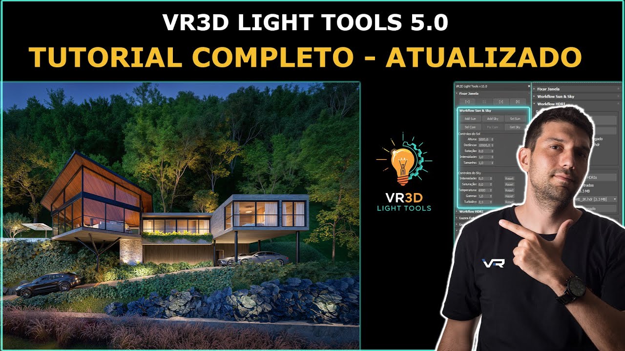 VR3D Light Tools 5.0 - Tutorial completo