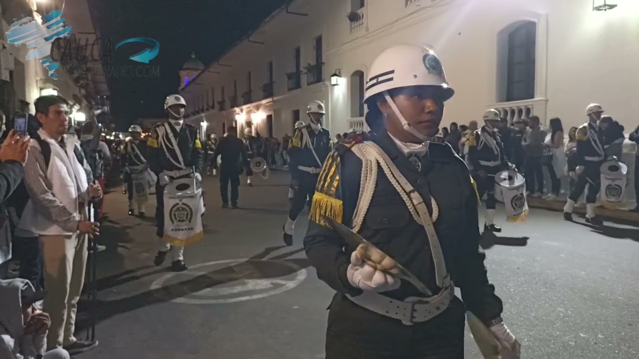 Procesión Lunes Santo, Institución de la Eucaristía Semana Santa Popayán 2024.