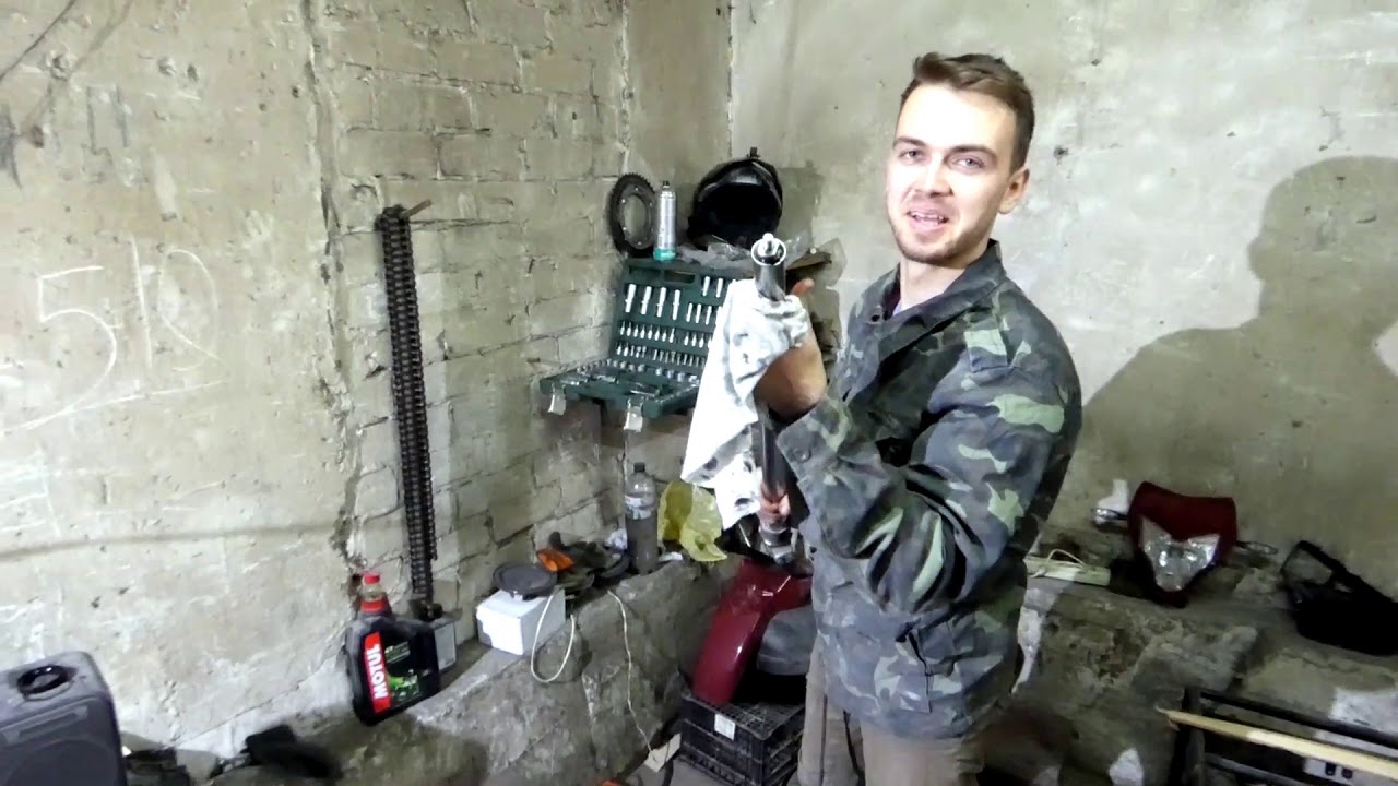 Передняя подвеска Loncin sx-2 (Вилка)+ тест в конце