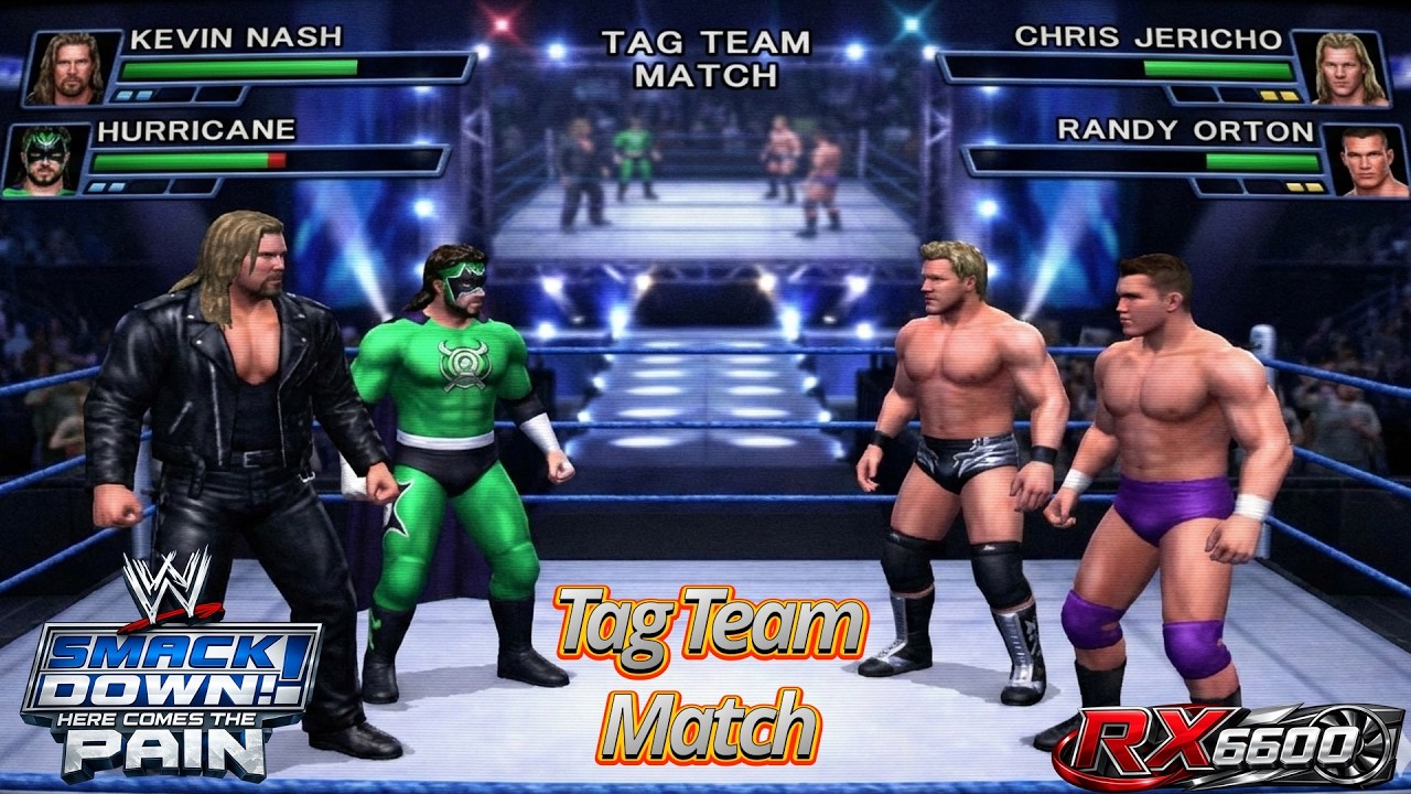 Kevin Nash vs. Hurricane vs. Jericho vs. Randy Orton | Tag Team Match | WWE Raw!🔥🔥🔥