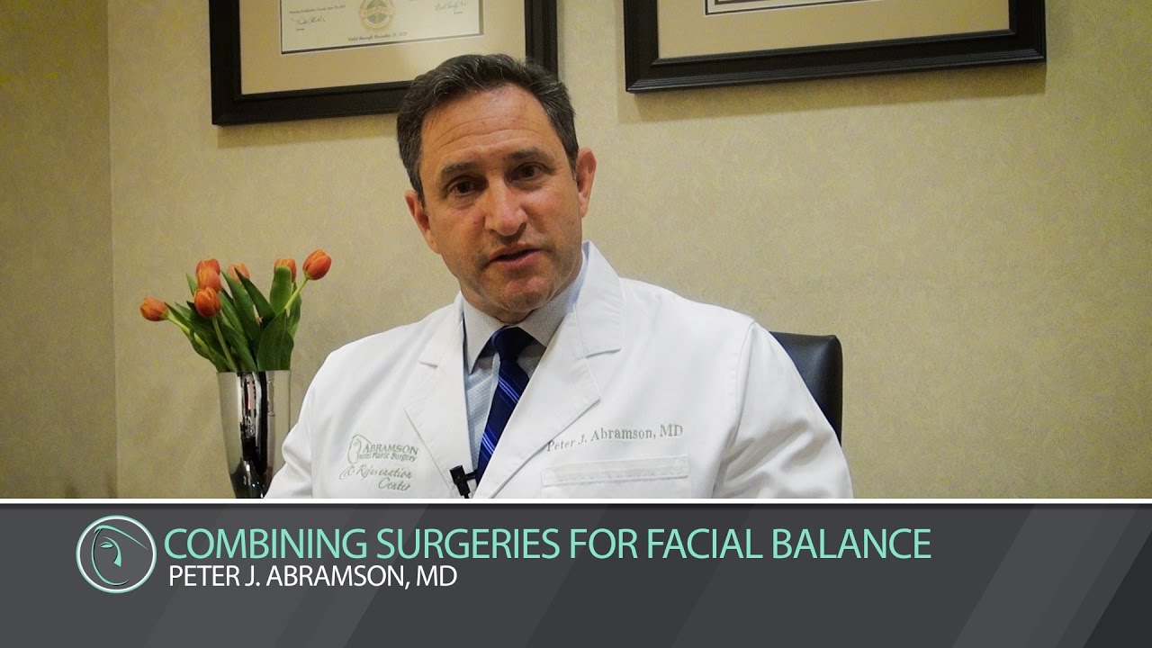 Do I have to have all facial plastic surgeries at the same time?