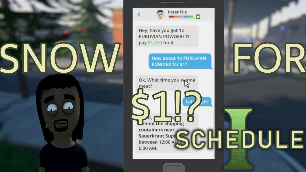 A Black Friday Special - Schedule 1