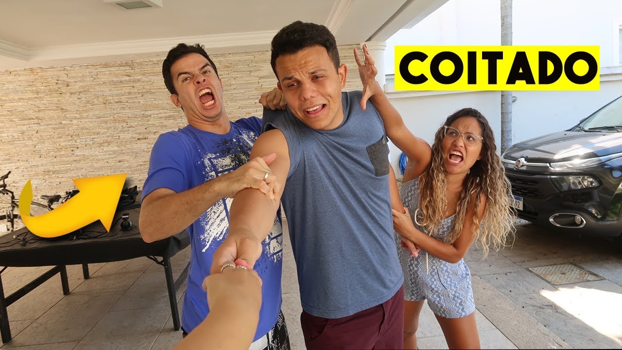 O LUIZ E A RAFA IRRITARAM O REBÔ O DIA TODO