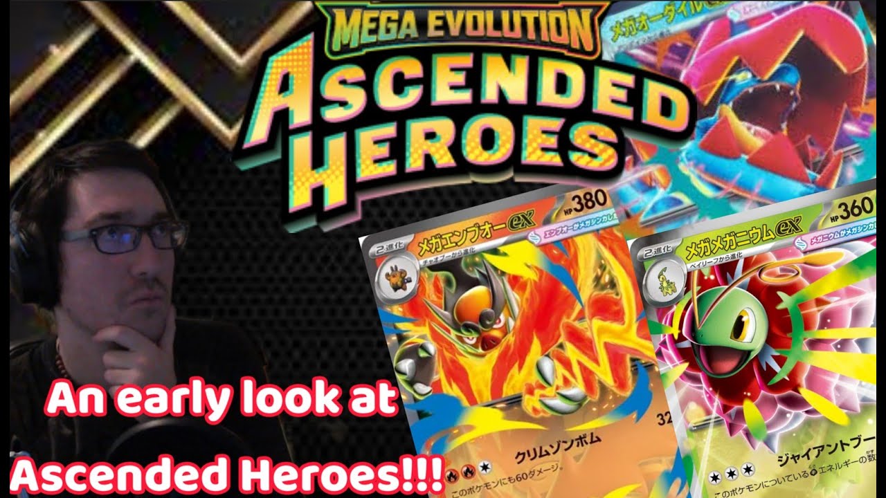 A sneak peak look at Ascended Heroes!!(Pokemon TCG Review)