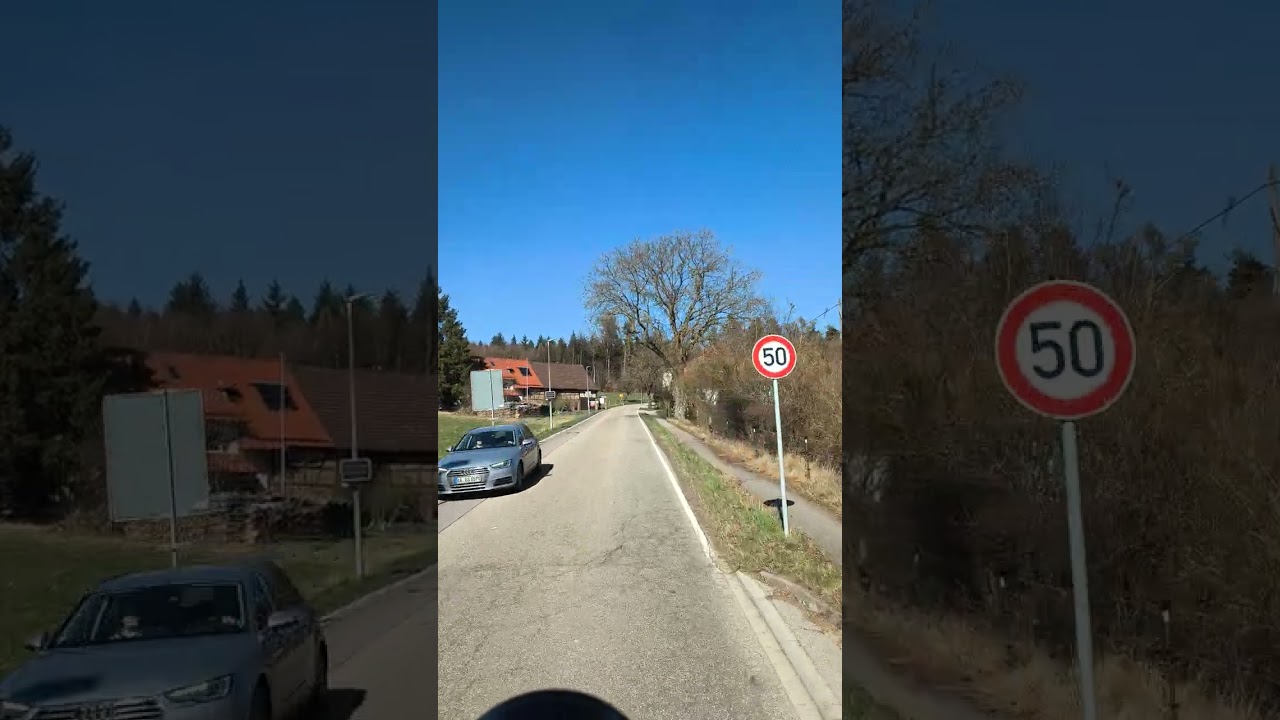 LKW ASMR: Burbach (Marxzell) ➔ Gaggenau | No Music | Motor Sounds (LKW Sound)