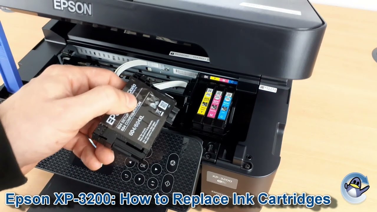 Epson XP-3200/XP-3205: How to Change/Replace Ink Cartridges