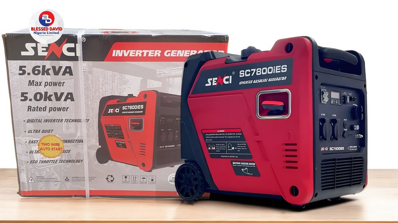Senci SC7800iES 5kva / 5.6kva Silent Inverter Generator