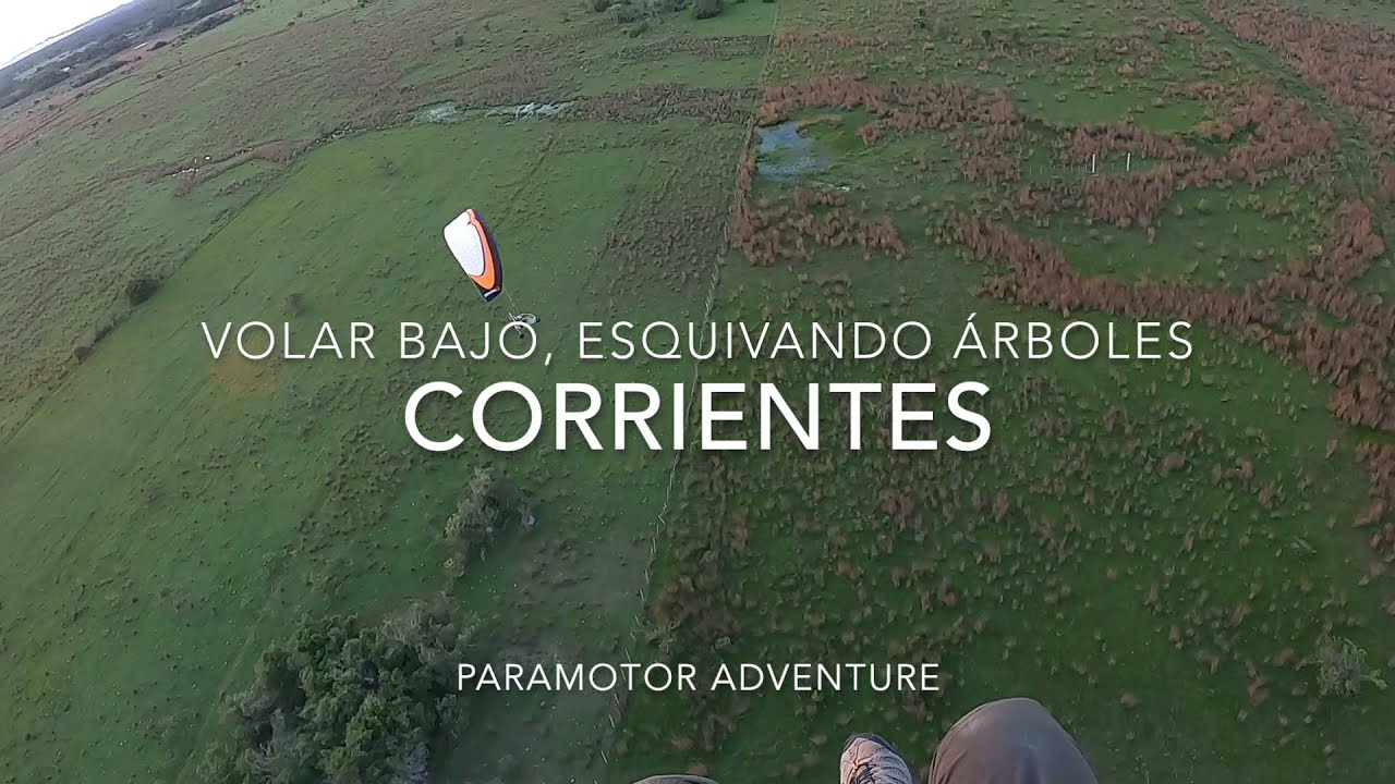 Volando bajo en Paramotor