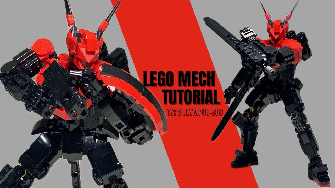 How to Build a Custom MOC LEGO Mech: Type Olympus V09 | Step-by-Step Tutorial