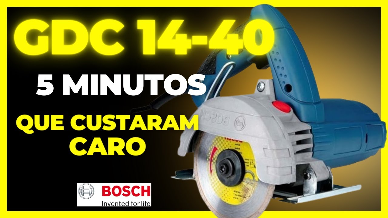 COMO CONSERTAR SERRA MÁRMORE BOSCH GDC 14-40 OU GDC 150 TITAN?