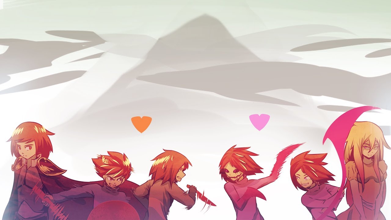 SpeedPaint Fear and Determanation (GLITCHTALE)