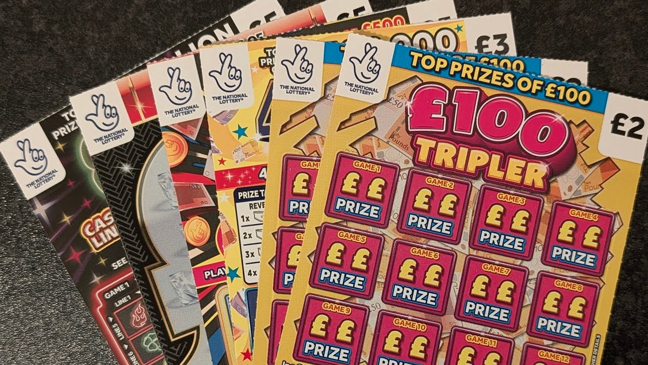 Набор лотерейных скретч-карт Allwyn UK ​​National Lottery стоимостью 21 фунт стерлингов.