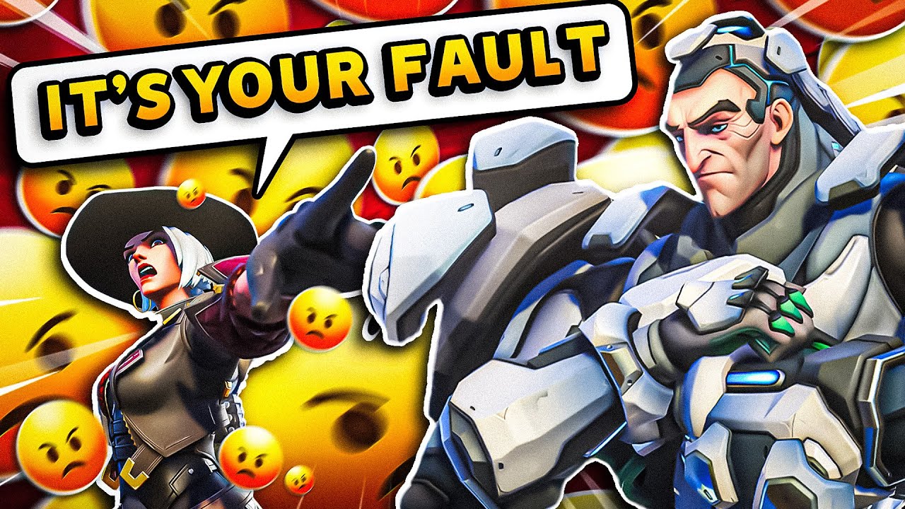 When EVERYONE blames the tank in Overwatch 2…