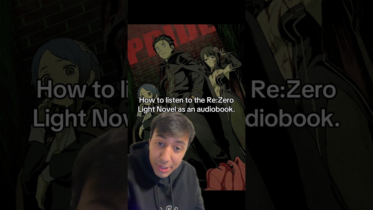 How to listen to the Re:Zero Light Novel as an Audiobook. #rezero #anime #isekai #manga #orv #lotm