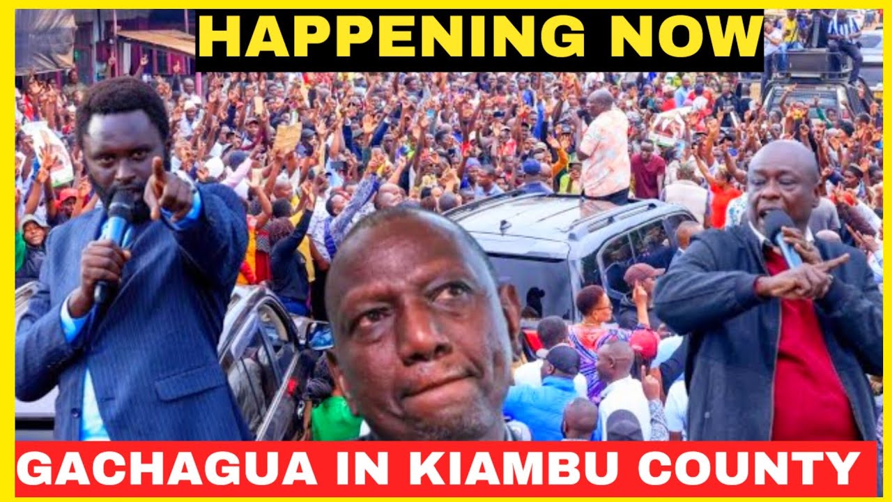 GACHAGUA STORM KIAMBU COUNTY FOR ONE TERM DECLARATION 