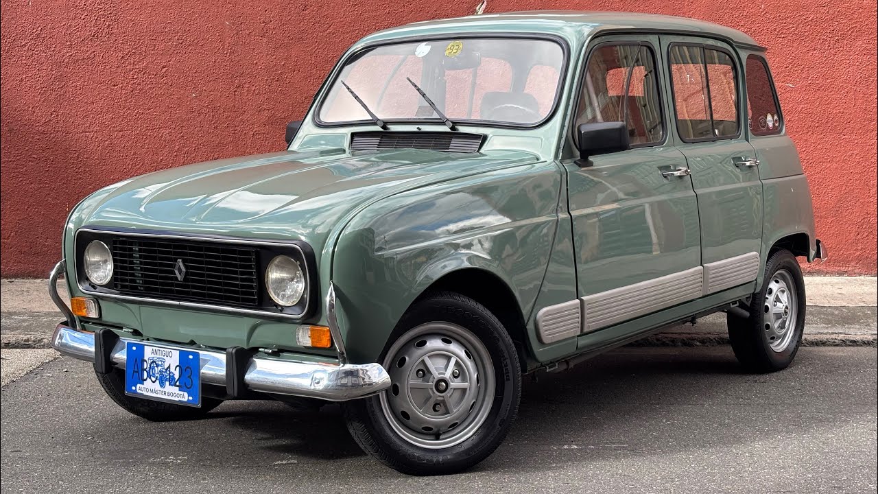 Hermoso renault r4 máster 1989 antiguo impecable 