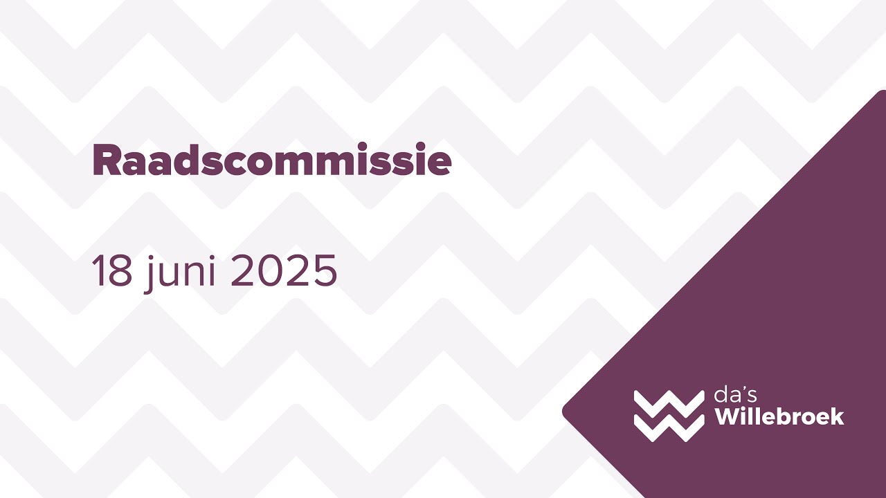 Raadscommissie - woensdag 18 juni 2025