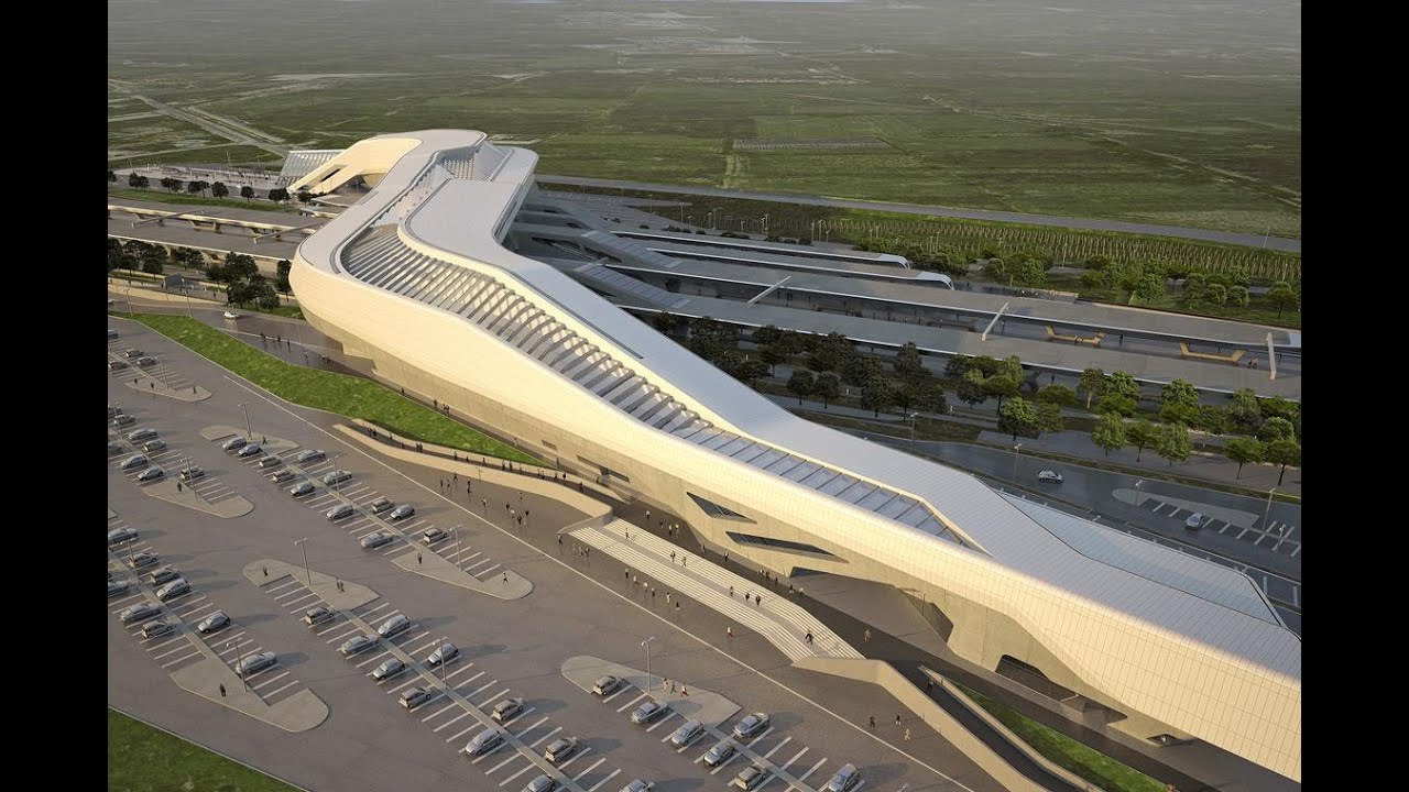 Architecture Project - Napoli Afragola Station Project (Zaha Hadid Architects)