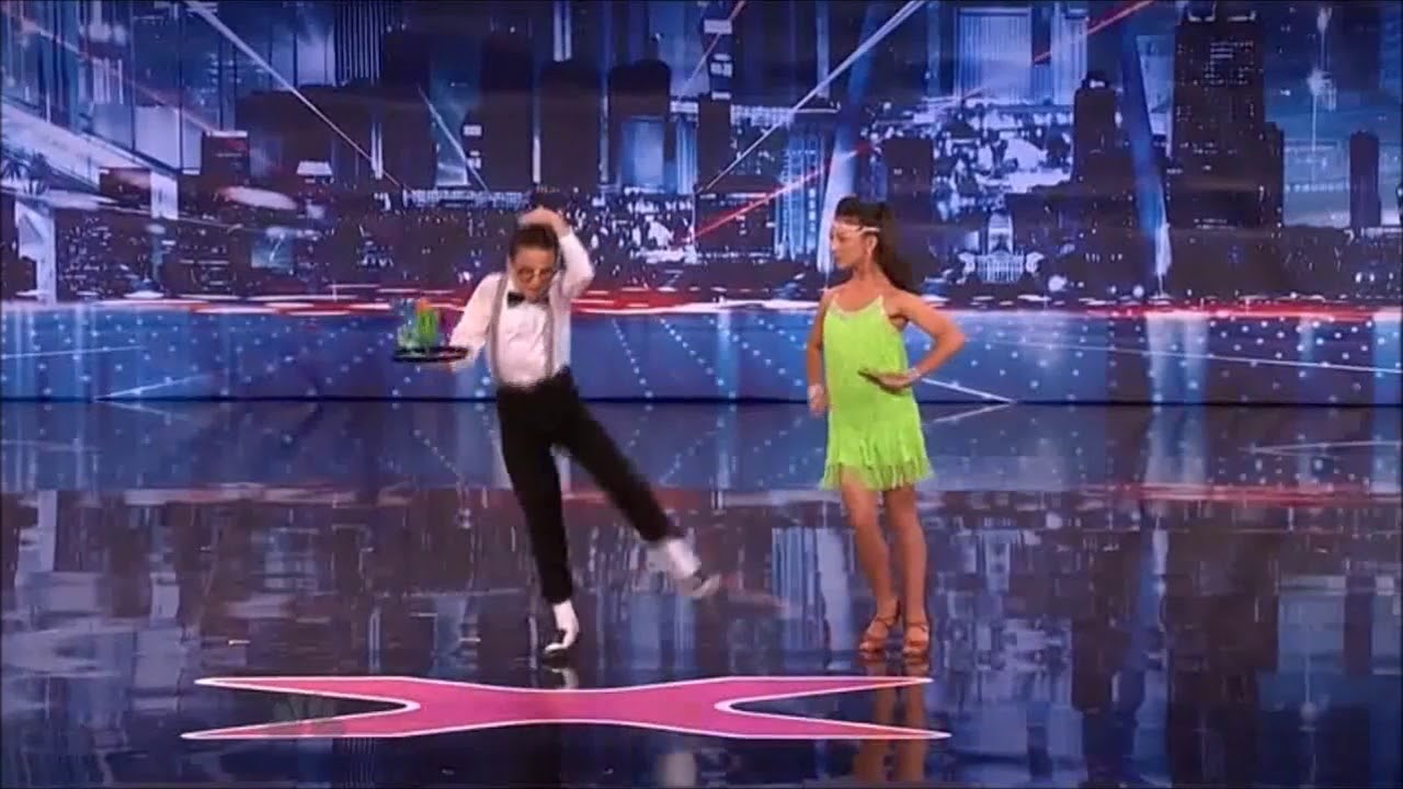 America's Got Talent lovely kids couple dancing D'Angelo & Amenda