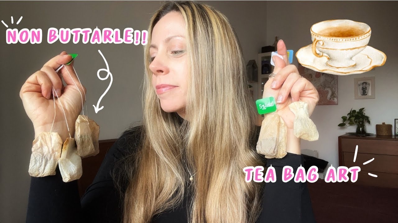 DIY CREATIVO: DIPINGERE SULLE BUSTINE DEL TE'