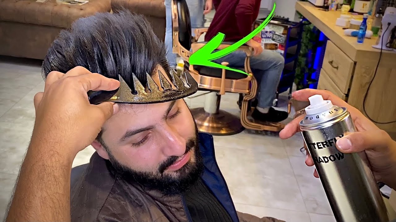 ⭕️اسهل واسرع طريقة لتسريح وتخصيل الشعر للمبتدئين  | تعليم السشوار خطوة بخطوة _ مصطفى الرسام