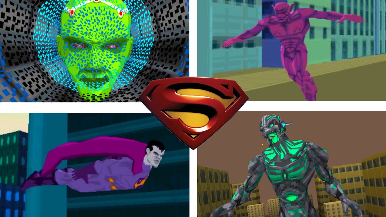 Superman Returns (DS) All Boss Fights & Ending
