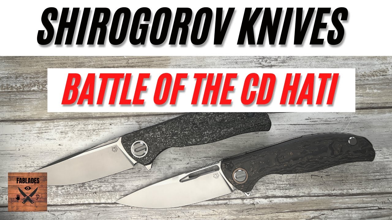 Shirogorov CD Hati Magnetic VS Hati Bronze Pocketknife. Fablades Full Review