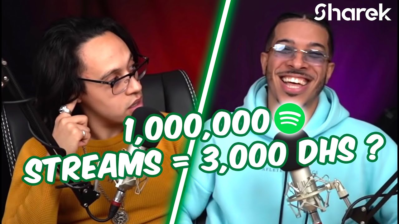Moroccan Spotify Streams Don't Pay As high As You Think ! - The Sharek Podcast S01E06 - Dizzy DROS