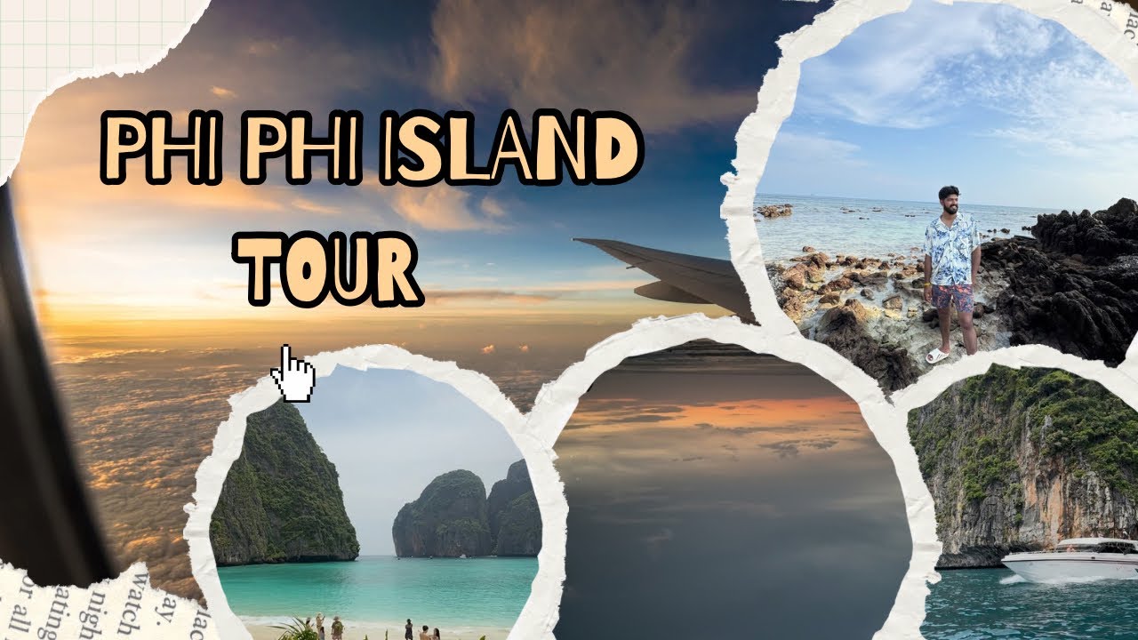 || PHI PHI ISLAND TOUR ⛰️ || #4th day in Thailand😉