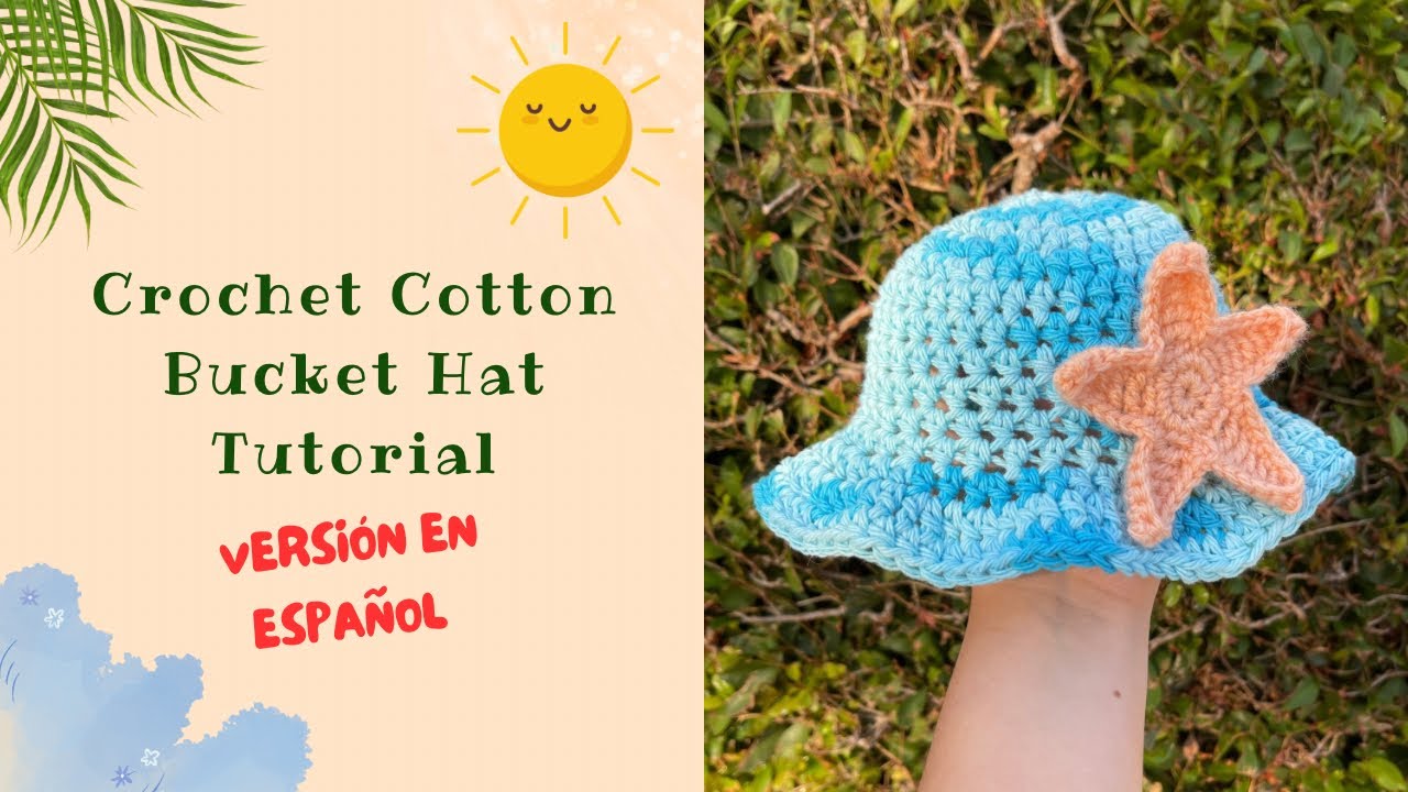 GORRITO CROCHET DE ALGODÓN TUTORIAL