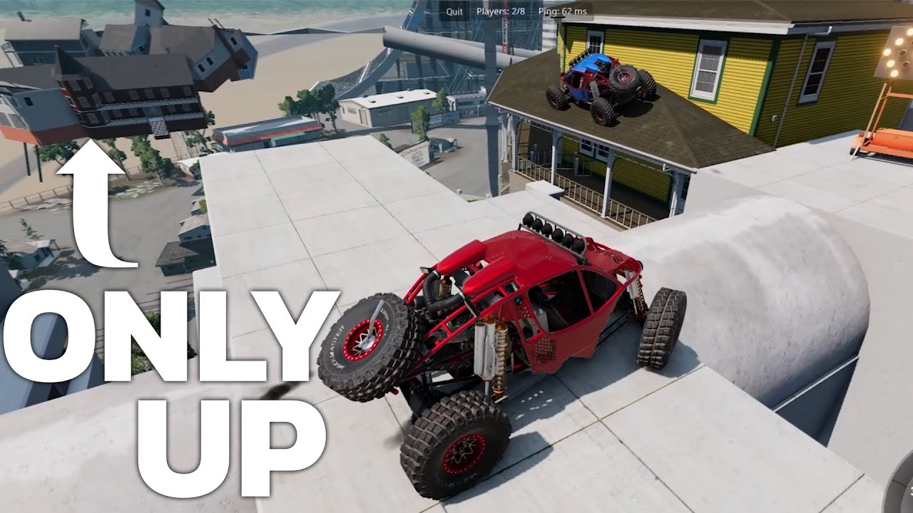 I Tried Only Up With Rock Crawlers But In BeamNG Multiplayer | Part #1