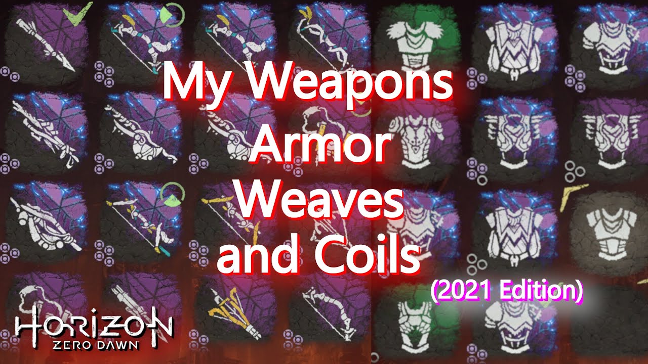 My NG+ Save file Weapons, Armor, Weaves and Coils 2021 Edition.