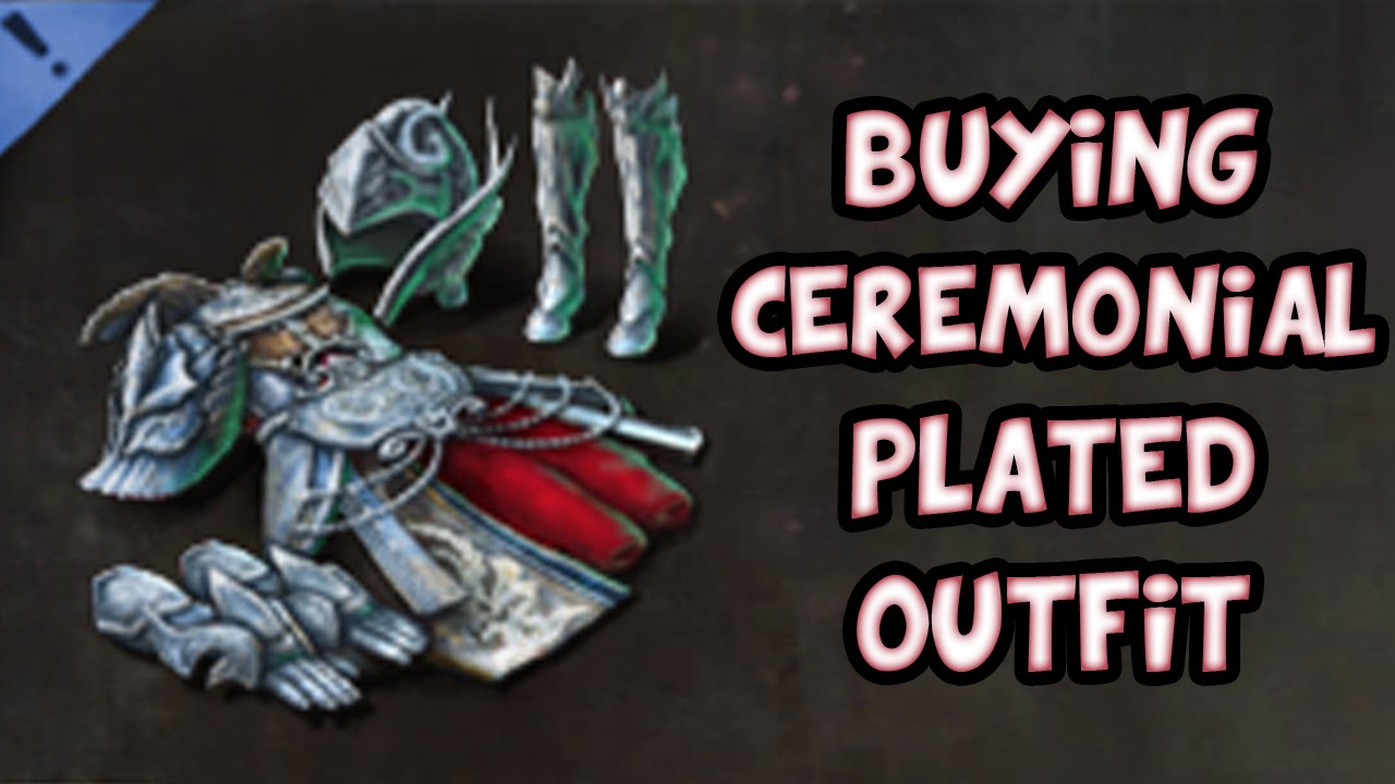 BUYING CEREMONIAL PLATED OUTFIT! | Guild Wars 2 Gemstore Shopping #050