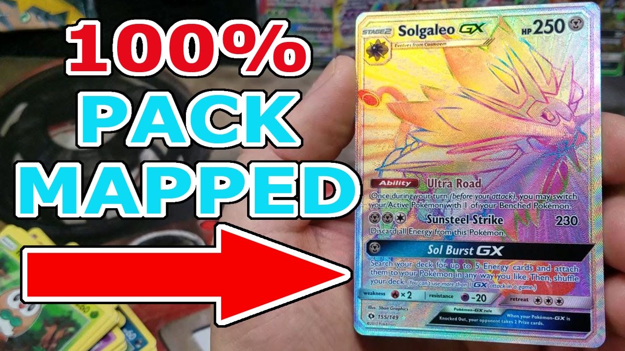 100% PACK MAPPED -  POKEMON SUN & MOON BOOSTER BOX - POKEMON UNWRAPPED