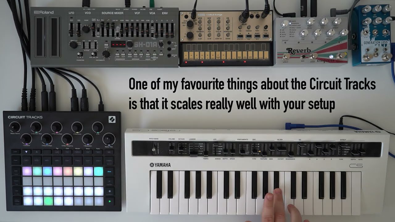 Melodic jam with Circuit Tracks, Reface CS, SH-01a, Volca Keys
