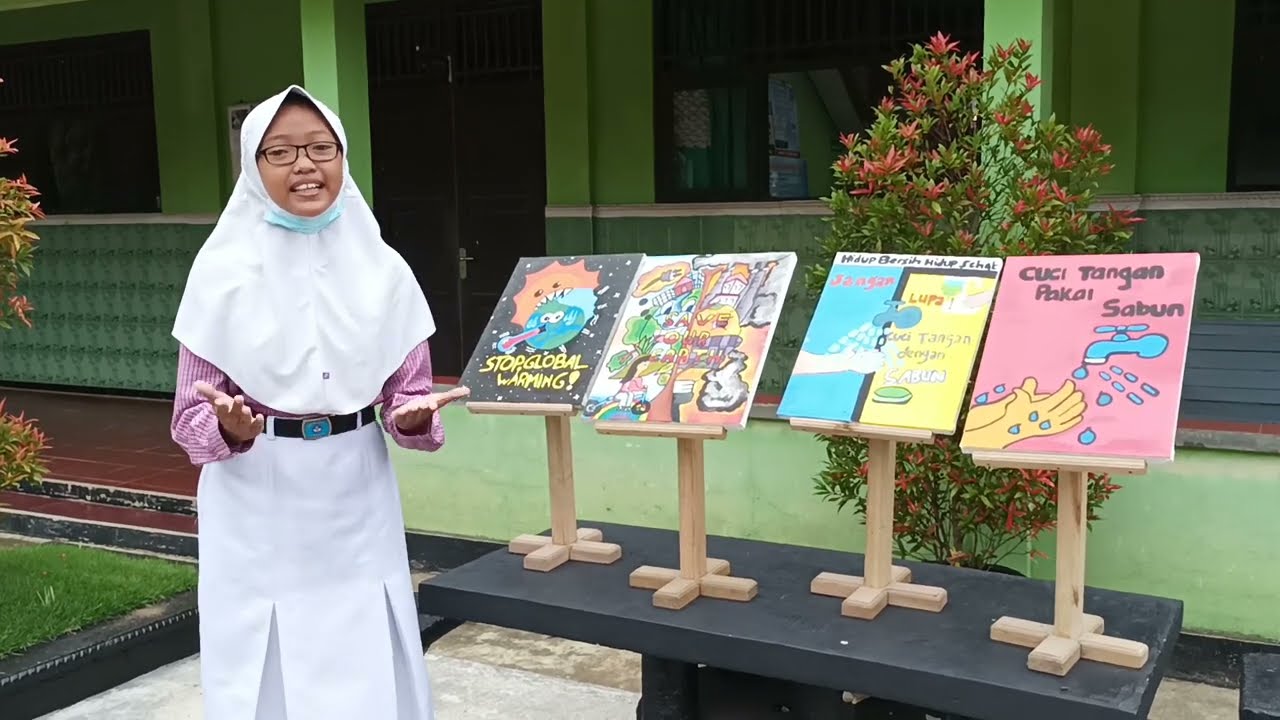 Kampanye Poster dalam Rangka Kegiatan Adiwiyata SMP Negeri 1 Kroya