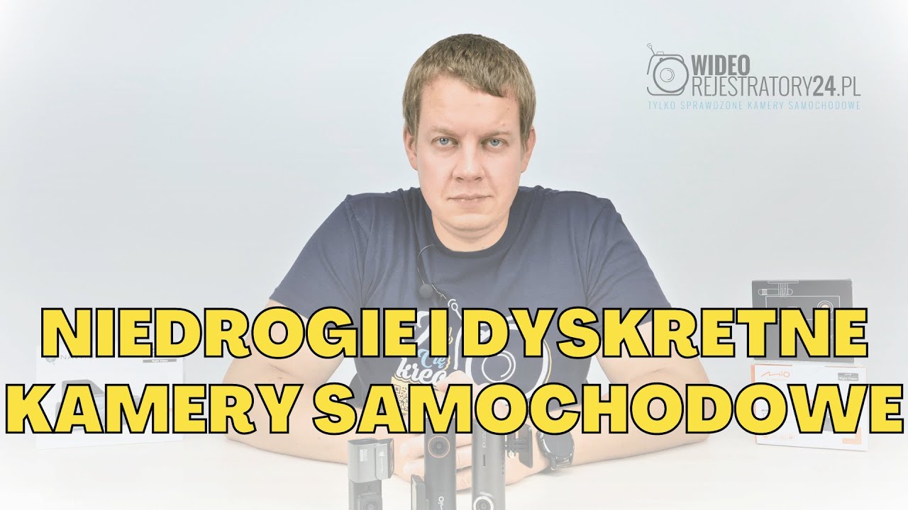 NIEDROGIE i DYSKRETNE wideorejestratory: 70mai M300, Navitel R66 i Mio J30