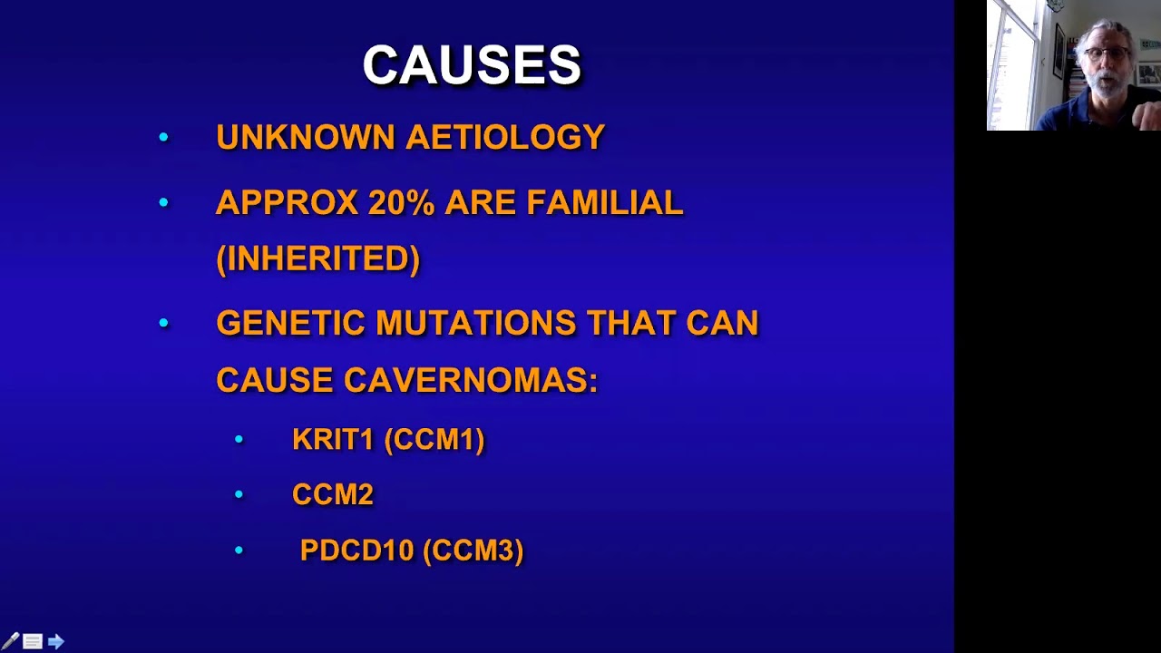 The Treatment of Brain and Spine Cavernoma - Mr Christopher Chandler