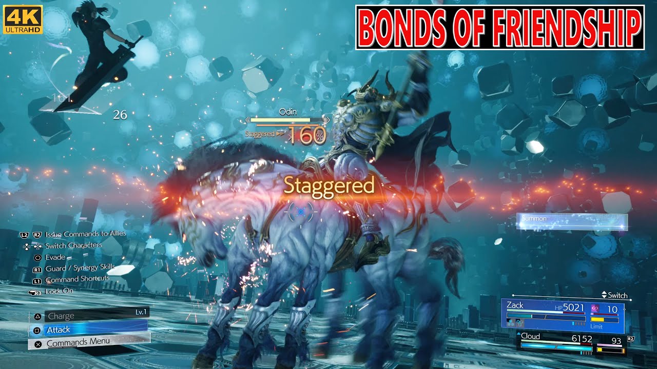 FFVII rebirth 4k - bonds of friendship strategy walkthrough