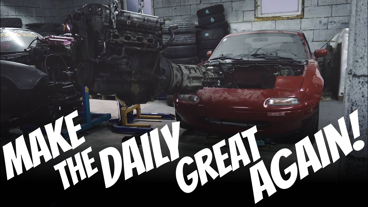 MX5 Motor ausbau! | MX5 Daily Projekt | MTDGA!