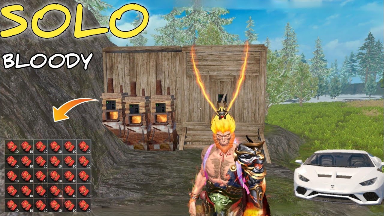 Solo Life - Lucky Solo journey(super car)New update 2024.last island of survival/Bloody Raid/Part1_
