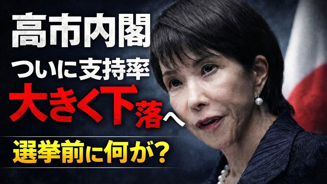 ついに高市内閣支持率下落。そんな中、杉田水脈など裏金議員達が公認へ。安冨歩東京大学名誉教授。一月万冊清水