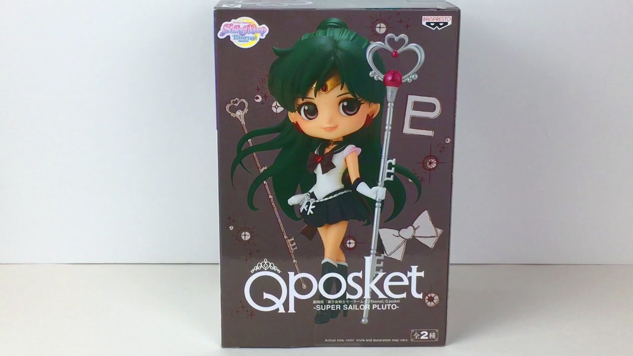 Sailor Pluto Anime Figure Unboxing ✨  QPosket Sailor Moon Eternal Review